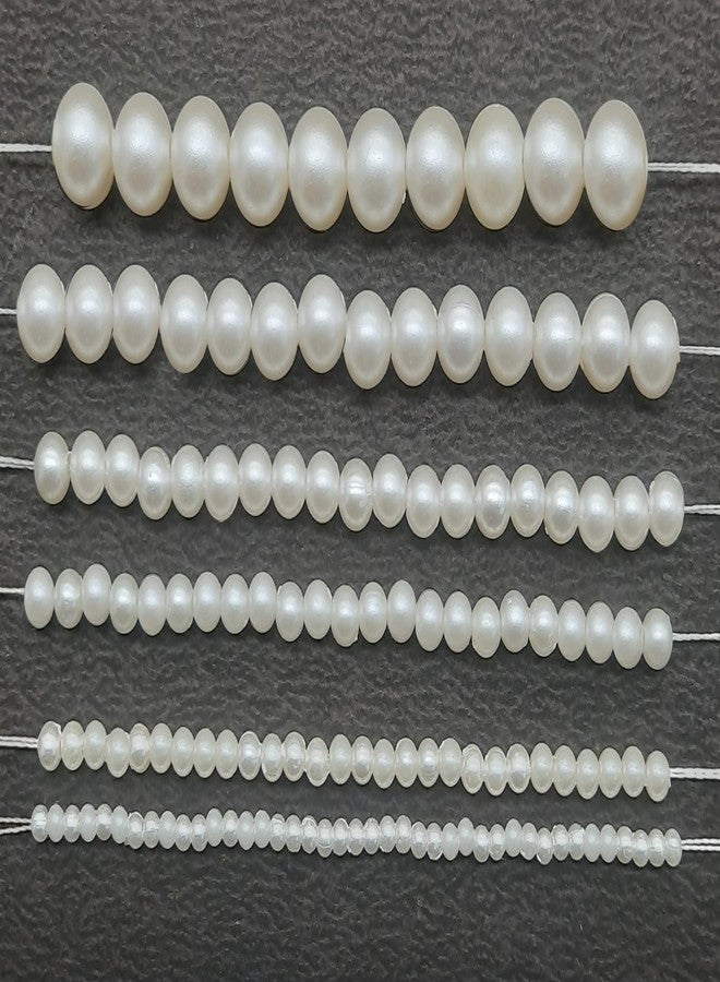 eshoppee 200 gm Pearl Plastic Beads Set of 6 for Jewellery Making kit Art and Crafts Materials for Necklace Bracelet Earring Making Materials DIY kit (3) - Image 5